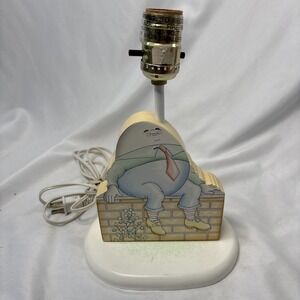 Vtg HUMPTY DUMPTY Children's Lamp Base Nursery MM's Designs No Shade